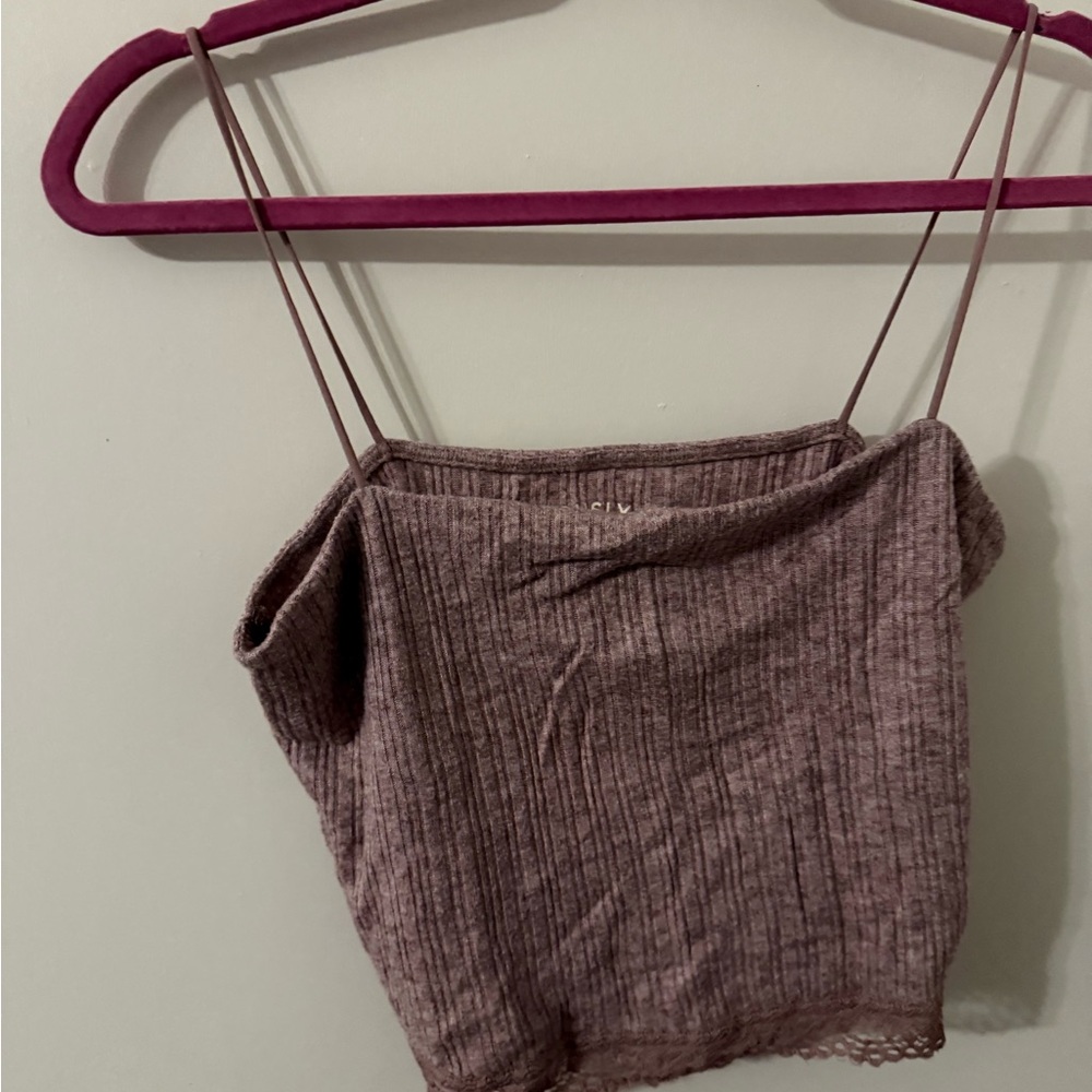 Aeropostale Mauve Crop Top